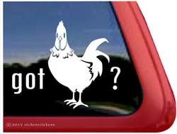 Rooster Car Truck RV Trailer Window Decal Sticker