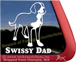 Greater Swiss Mountain Dog Car Truck RV Laptop iPad Window Decal Sticker