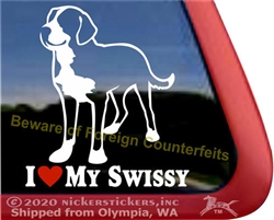 Greater Swiss Mountain Dog Car Truck RV Laptop iPad Window Decal Sticker