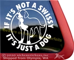 Greater Swiss Mountain Dog Car Truck RV Laptop iPad Window Decal Sticker