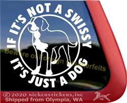 Greater Swiss Mountain Dog Car Truck RV Laptop iPad Window Decal Sticker