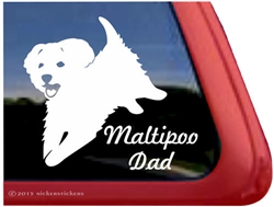 Maltipoo Window Decal