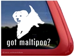 Maltipoo Window Decal