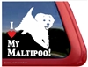 Maltipoo Window Decal