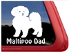 Maltipoo Window Decal