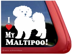 Maltipoo Window Decal