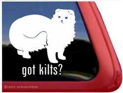 Scottish Fold Window Decal