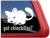 Chinchilla Window Decal