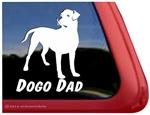 Dogo Dad Dogo Argentino Dog Car Truck RV Window Decal Sticker