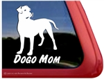 Dogo Mom Dogo Argentino Dog Car Truck RV Window Decal Sticker