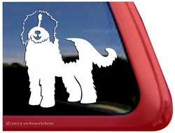 Custom Sproodle Dog Car Truck RV Window Decal Sticker