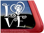 Dalmatian Love Dog Car Truck RV Window Decal Sticker