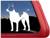 Custom Decker Giant Rat Terrier Dog Car Truck RV Window Decal Sticker