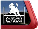 Custom Chihuahua Agility Dog Car Truck RV Window Decal Sticker