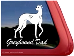 Greyhound Dad Dog iPad Car Truck RV Window Decal Sticker