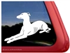 Custom Greyhound Dog iPad Car Truck RV Window Decal Sticker