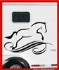 Custom Hunter Jumper Horse Trailer RV Truck Car Window Decal Sticker