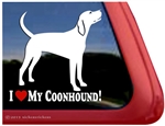 Coonhound Window Decal