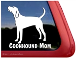 Coonhound Mom Dog Car Truck RV Window Decal Stickers