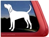 Custom Coonhound Window Decal