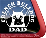 French Bulldog Window Decal