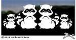 Raccoon Window Decal