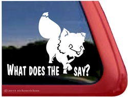 Fox Window Decal