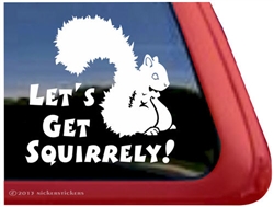 Squirrel Window Decal