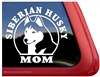 Husky Mom Siberian Husky Dog iPad Car Truck Window Decal Sticker