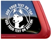 Custom Siberian Husky Dog iPad Car Truck Window Decal Sticker