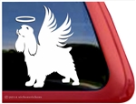 Custom Memorial Cocker Spaniel Angel Dog Car Truck RV Window Decal Sticker