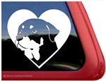 Rottweiler Heart Vinyl Dog Car Truck RV Window Decal Sticker