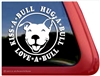 Kiss a Bull Smiling Pit Bull Terrier Love Dog Car Truck iPad RV Window Decal Sticker