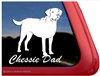 Chessie Dad Chesapeake Bay Retriever Dog iPad Car Truck RV Window Decal Sticker