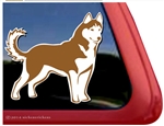 Custom Siberian Husky Dog iPad Car Truck Window Decal Sticker