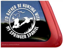 Springer Spaniel Window Decal