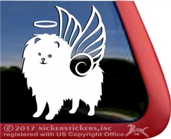 Custom Pomeranian Dog Car Truck RV Window Decal Sticker