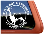 Springer Spaniel Window Decal