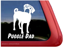 Puggle Window Decal