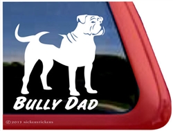 American Bulldog Window Decal