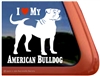 American Bulldog Window Decal