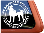 American Bulldog Window Decal