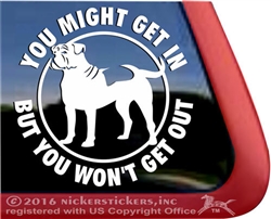 American Bulldog Window Decal