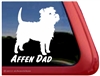 Affen Dad Affenpinscher Dog iPad Car Truck RV Window Decal Sticker