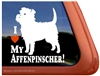 I Love My Affenpinscher Dog iPad Car Truck RV Window Decal Sticker