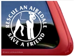 Airedale Terrier Window Decal