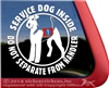 Airedale Terrier Service Dog Car Truck Window Decal Sticker