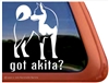 Akita Window Decal