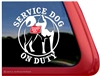 Service Dog Window Decal