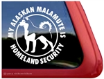 Alaskan Malamute Window Decal